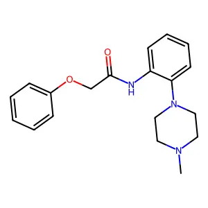 N-[2-(4-methylpiperazin-1-yl)phenyl]-2-phenoxyacetamide structure