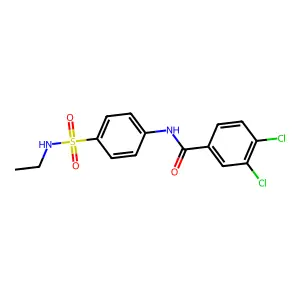 3,4-dichloro-N-[4-(ethylsulfamoyl)phenyl]benzamide structure