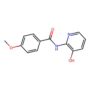 N-(3-羟基吡啶-2-基)-4-甲氧基苯甲酰胺 structure