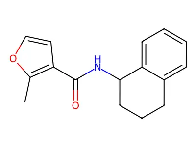 2-methyl-N-(1,2,3,4-tetrahydro-1-naphthalenyl)-3-furamide structure