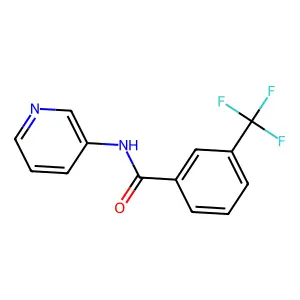 N-(pyridin-3-yl)-3-(trifluoromethyl)benzamide structure