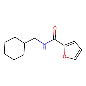 N-(环己基甲基)呋喃-2-甲酰胺 structure