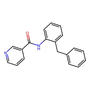 N-(2-苄基苯基)吡啶-3-甲酰胺 structure