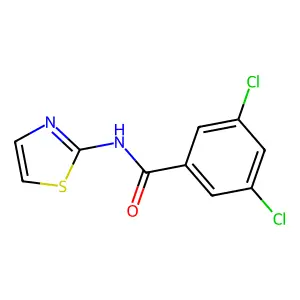 3,5-dichloro-N-(1,3-thiazol-2-yl)benzamide structure