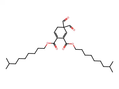 1,2-Benzenedicarboxylic acid, 4,4'-carbonylbis-, diisodecyl ester structure