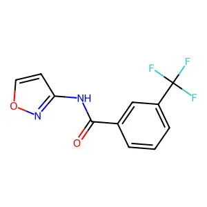 N-(1,2-异噁唑-3-基)-3-(三氟甲基)苯甲酰胺 structure