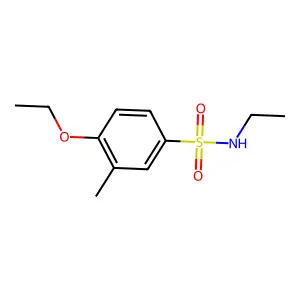 4-ethoxy-N-ethyl-3-methylbenzenesulfonamide structure