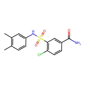 4-Chloro-3-[(3,4-dimethylphenyl)sulfamoyl]benzamide structure