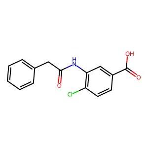 4-Chloro-3-[(phenylacetyl)amino]benzoic acid structure