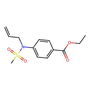 Ethyl 4-[allyl(methylsulfonyl)amino]benzoate structure