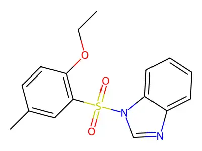 1-(2-Ethoxy-5-methylphenyl)sulfonylbenzimidazole structure