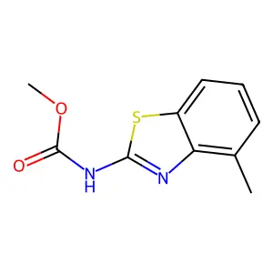Methyl (4-methyl-1,3-benzothiazol-2-yl)carbamate structure