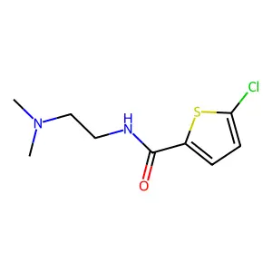 5-chloro-N-[2-(dimethylamino)ethyl]thiophene-2-carboxamide structure