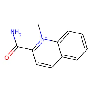 Quinolinium, 2-(aminocarbonyl)-1-methyl- structure