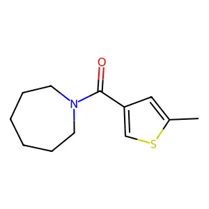Azepan-1-yl-(5-methylthiophen-3-yl)methanone structure