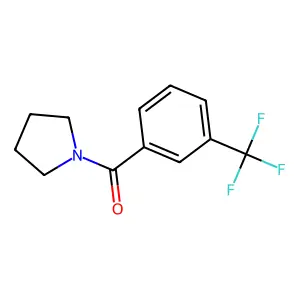 1-Pyrrolidinyl[3-(trifluoromethyl)phenyl]methanone structure