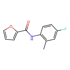 N-(4-fluoro-2-methylphenyl)furan-2-carboxamide structure