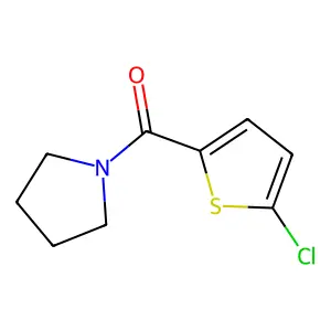 (5-Chlorothiophen-2-yl)-pyrrolidin-1-ylmethanone structure
