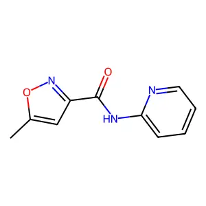 5-methyl-N-pyridin-2-yl-1,2-oxazole-3-carboxamide structure