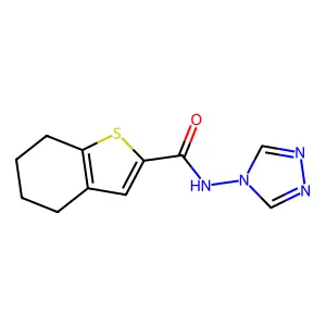N-(4H-1,2,4-Triazol-4-yl)-4,5,6,7-tetrahydrobenzo[b]thiophene-2-carboxamide structure