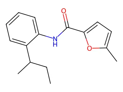 N-[2-(butan-2-yl)phenyl]-5-methylfuran-2-carboxamide structure