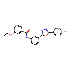 3-ethoxy-N-{3-[5-(4-methylphenyl)-1,3,4-oxadiazol-2-yl]phenyl}benzamide structure