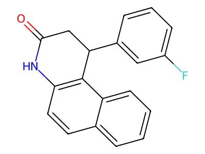 1-(3-fluorophenyl)-1,4-dihydrobenzo[f]quinolin-3(2H)-one structure