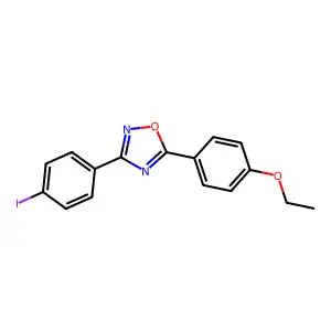 5-(4-Ethoxyphenyl)-3-(4-iodophenyl)-1,2,4-oxadiazole structure