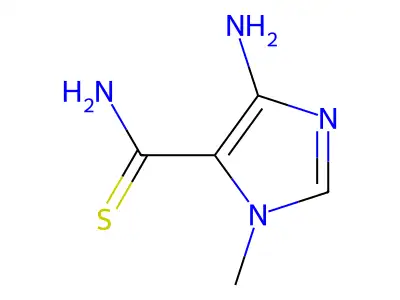 4-Amino-1-methyl-1H-imidazole-5-carbothioamide structure
