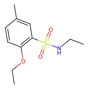 2-ethoxy-N-ethyl-5-methylbenzenesulfonamide structure