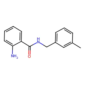 2-amino-N-(3-methylbenzyl)benzamide structure