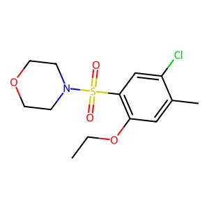 4-(5-Chloro-2-ethoxy-4-methylphenyl)sulfonylmorpholine structure