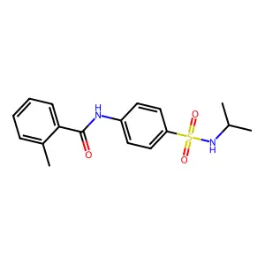 N-{4-[(isopropylamino)sulfonyl]phenyl}-2-methylbenzamide structure
