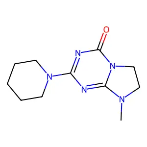 8-Methyl-2-piperidin-1-yl-6,7-dihydroimidazo[1,2-a][1,3,5]triazin-4-one structure