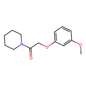 2-(3-Methoxyphenoxy)-1-(piperidin-1-yl)ethanone structure