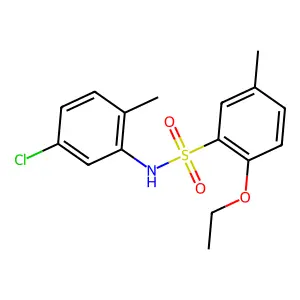 (5-Chloro-2-methylphenyl)[(2-ethoxy-5-methylphenyl)sulfonyl]amine structure