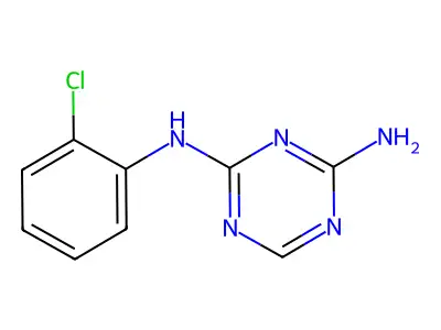 N-(2-Chlorophenyl)-1,3,5-triazine-2,4-diamine structure