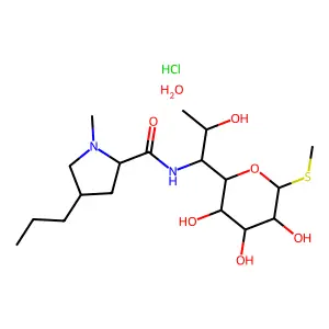 Lincomycin hydrochloride monohydrate structure