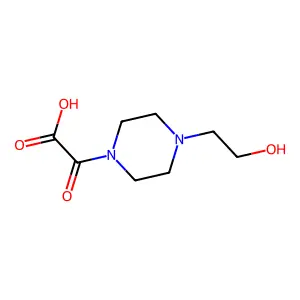 [4-(2-羟乙基)哌嗪-1基](氧代)乙酸 structure