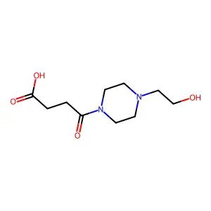 4-[4-(2-Hydroxy-Ethyl)-Piperazin-1-Yl]-4-Oxo-Butyric Acid structure