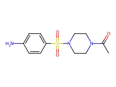 {4-[(4-Acetylpiperazin-1-yl)sulfonyl]phenyl}amine structure