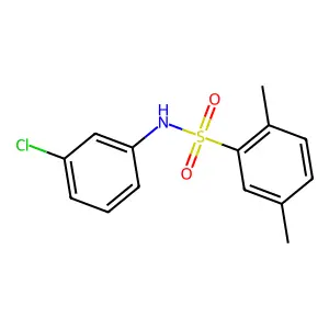 N-(3-chlorophenyl)-2,5-dimethylbenzenesulfonamide structure