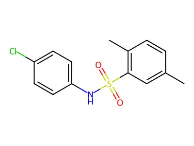 N-(4-chlorophenyl)-2,5-dimethylbenzenesulfonamide structure