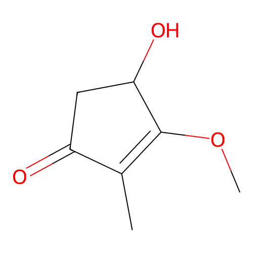 4-Hydroxy-3-methoxy-2-methylcyclopent-2-en-1-one structure