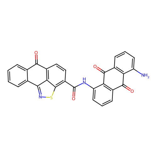N-(5-amino-9,10-dioxo-1-anthryl)-oxo-[?]carboxamide structure