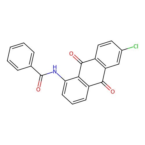n-(6-Chloro-9,10-dioxo-9,10-dihydroanthracen-1-yl)benzamide structure