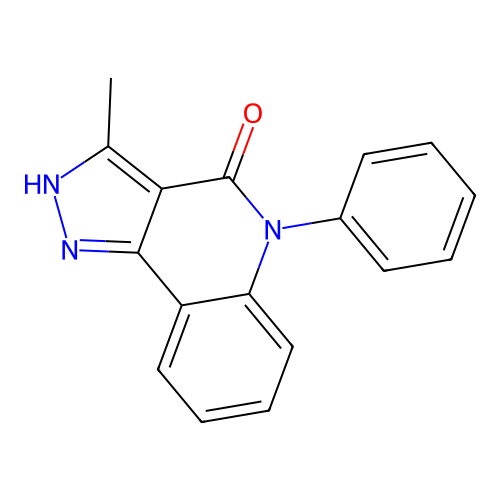 3-methyl-5-phenyl-2H-pyrazolo[4,3-c]quinolin-4-one structure