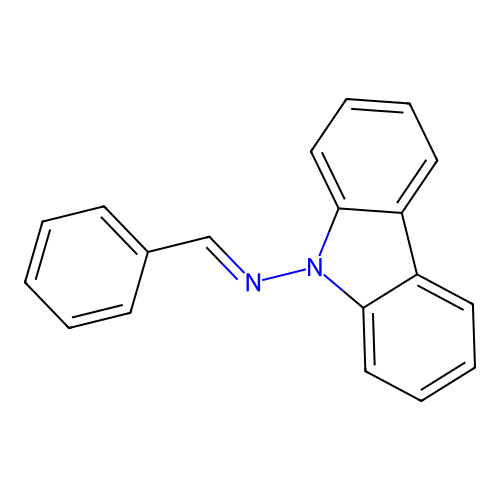 N-benzylidene-9H-carbazol-9-amine structure