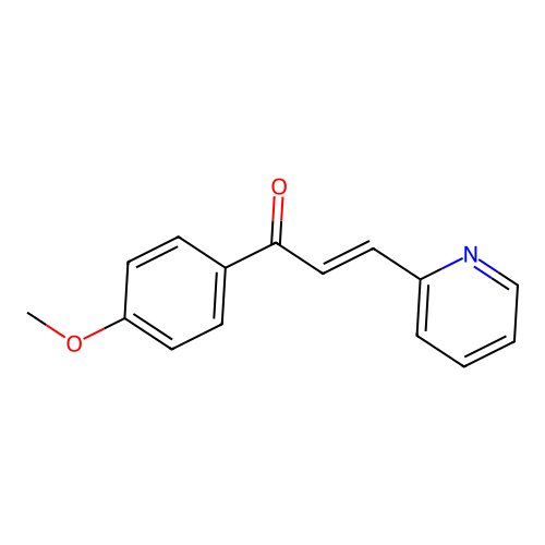 1-(4-Methoxyphenyl)-3-(pyridin-2-yl)prop-2-en-1-one structure