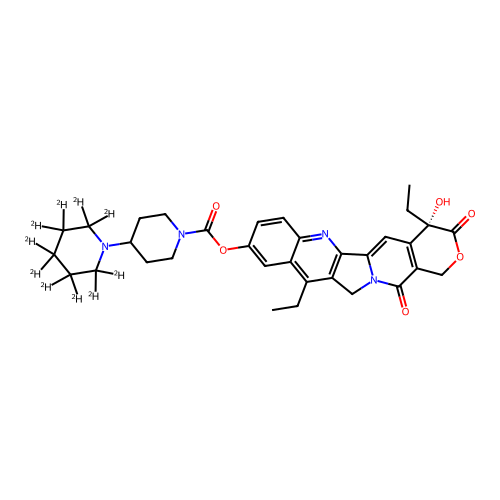 Irinotecan-d10 structure